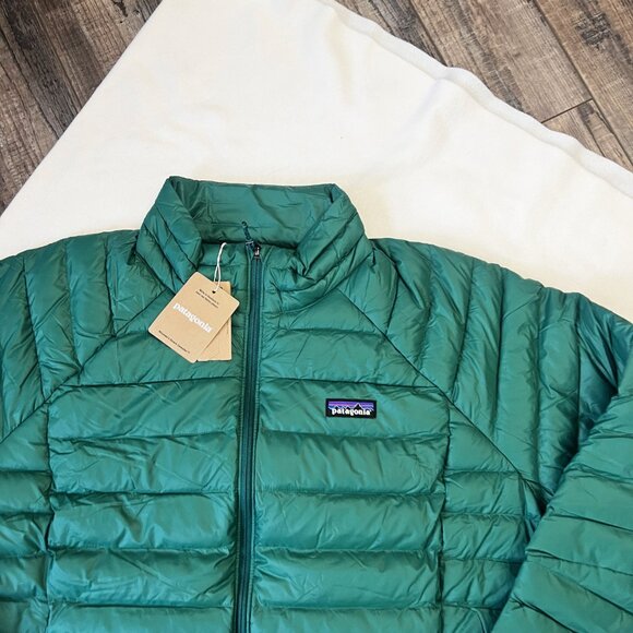 New $279 Patagonia Womens 2XL Down Sweater Full Zip Puffer Jacket Conifer GREEN - Picture 5 of 13